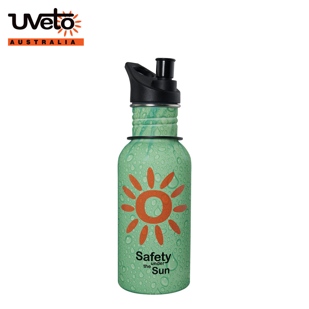 STAINLESS STEEL DRINK BOTTLE GREEN 500ML