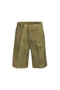 WorkCraft CARGO COTTON DRILL SHORTS KHAKI 107R