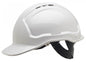 Force360 Economy Hard Hat, Vented, 6 Point Poly-cradle Harness, Type 1, White