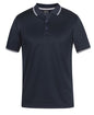 JB's PDM LADIES JACQUARD CONTRAST POLO NAVY/WHITE - 14